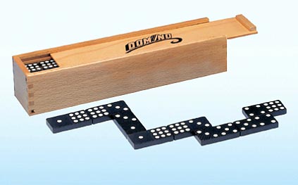 Doomino 55 tk puust karbis