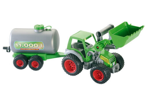 Traktor frontaaliga ja tsisternhaagis WADER Farmer technic